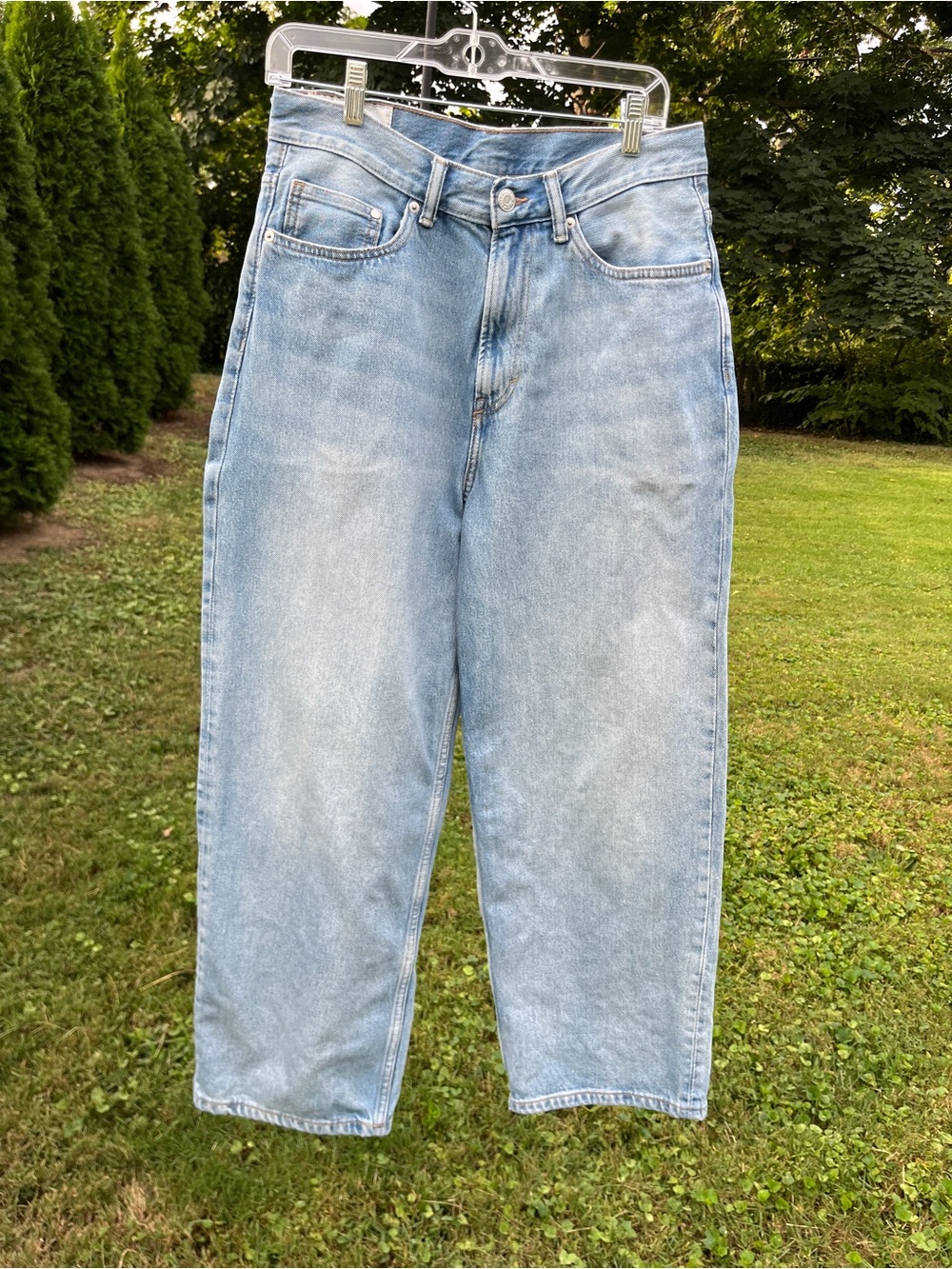 H&M Light Blue 30x32 Baggy Fit Men's Jeans